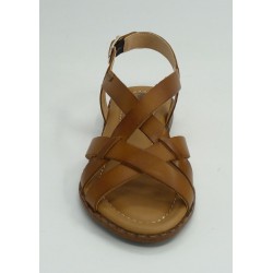 Sandalia mujer marca pikolinos en color cuero