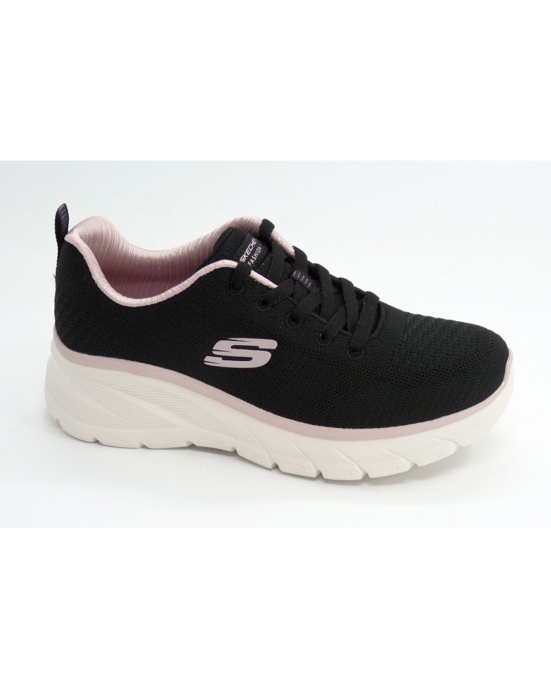 Deportivo mujer marca skechers en color negro