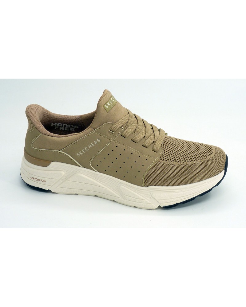 Deportivo hombre marca skechers en color beige