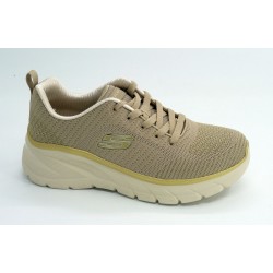 Deportivo mujer marca skechers en color taupe