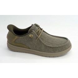 Deportivo hombre marca skechers en color taupe