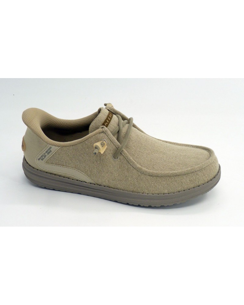 Deportivo hombre marca skechers en color taupe