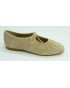 Zapato mujer marca montielen color beige