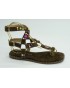 Sandalia mujer marca alma en penaen color marron