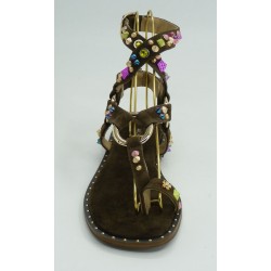 Sandalia mujer marca alma en penaen color marron