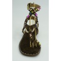 Sandalia mujer marca alma en penaen color marron