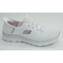 Deportivo mujer marca skechers en color blanco