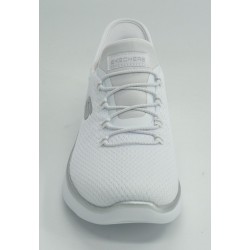 Deportivo mujer marca skechers en color blanco