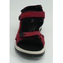 Sandalia mujer marca ecco en color rojo