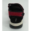 Sandalia mujer marca ecco en color rojo