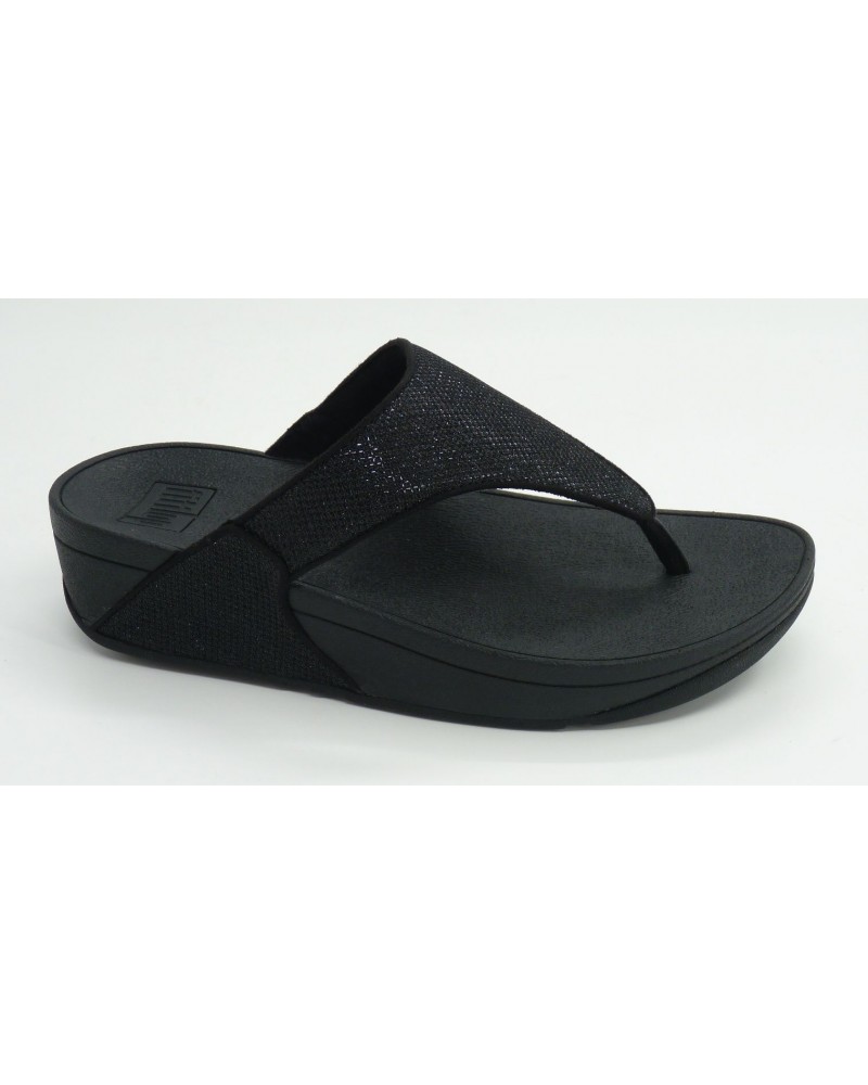 Sandalia mujer marca fit flopen color negro
