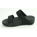 Sandalia mujer marca fit flopen color negro