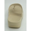 Sandalia mujer marca fit flopen color oro