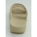 Sandalia mujer marca fit flopen color oro