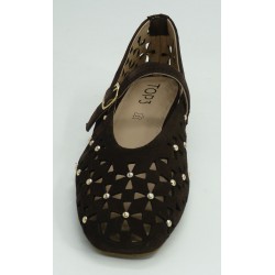 Zapato mujer marca top 3en color marron