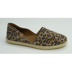 Zapato mujer marca verbenasen color leopardo