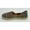 Zapato mujer marca verbenasen color leopardo