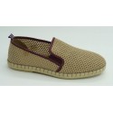 Zapato hombre marca verbenasen color taupe