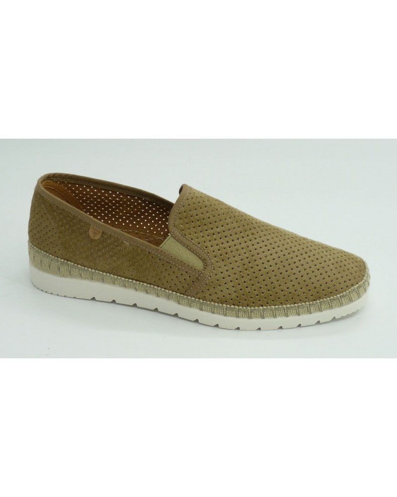 Zapato hombre marca verbenasen color beige