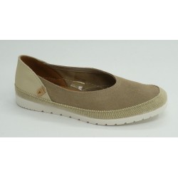 Zapato mujer marca verbenasen color beige