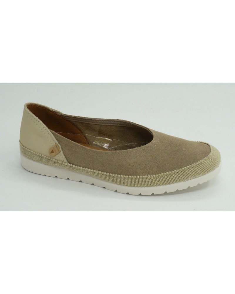 Zapato mujer marca verbenasen color beige