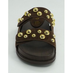 Sandalia mujer marca top 3 en color marron