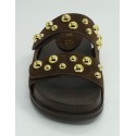 Sandalia mujer marca top 3 en color marron