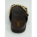 Sandalia mujer marca top 3 en color marron