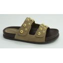 Sandalia mujer marca top 3 en color beige