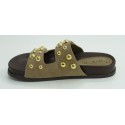 Sandalia mujer marca top 3 en color beige