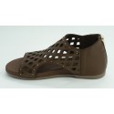 Sandalia mujer marca top 3 en color marron