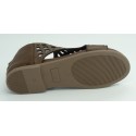 Sandalia mujer marca top 3 en color marron