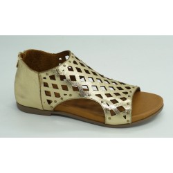 Sandalia mujer marca top 3 en color oro