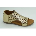 Sandalia mujer marca top 3 en color oro