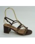 Sandalia mujer marca bibi lou en color marron