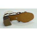 Sandalia mujer marca bibi lou en color marron