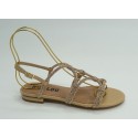 Sandalia mujer marca bibi lou en color nude