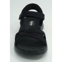 Sandalia mujer marca skechers en color negro