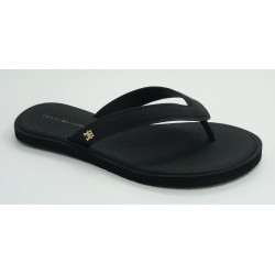 Sandalia mujer marca tommy hilfiger en color negro