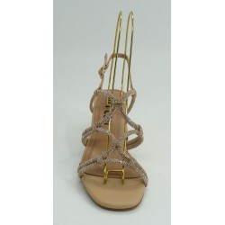 Sandalia mujer marca bibi louen color nude
