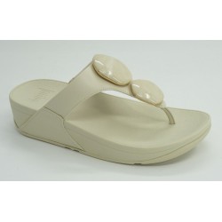 Sandalia mujer marca fit flop en color hielo