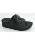 Sandalia mujer marca fit flop en color negro
