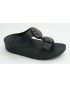 Sandalia mujer marca fit flop en color negro