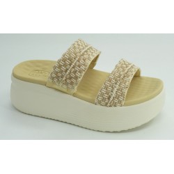 Sandalia mujer marca dude en color beige