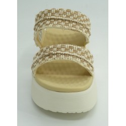 Sandalia mujer marca dude en color beige