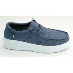 Deportivo mujer marca pitas en color azul