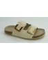 Sandalia mujer marca montiel is en color beige
