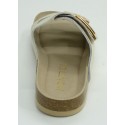 Sandalia mujer marca montiel is en color beige