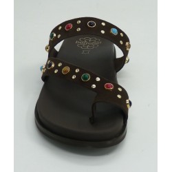 Sandalia mujer marca porronet en color marron