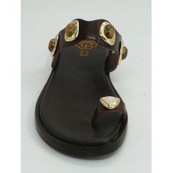 Sandalia mujer marca porronet en color marron